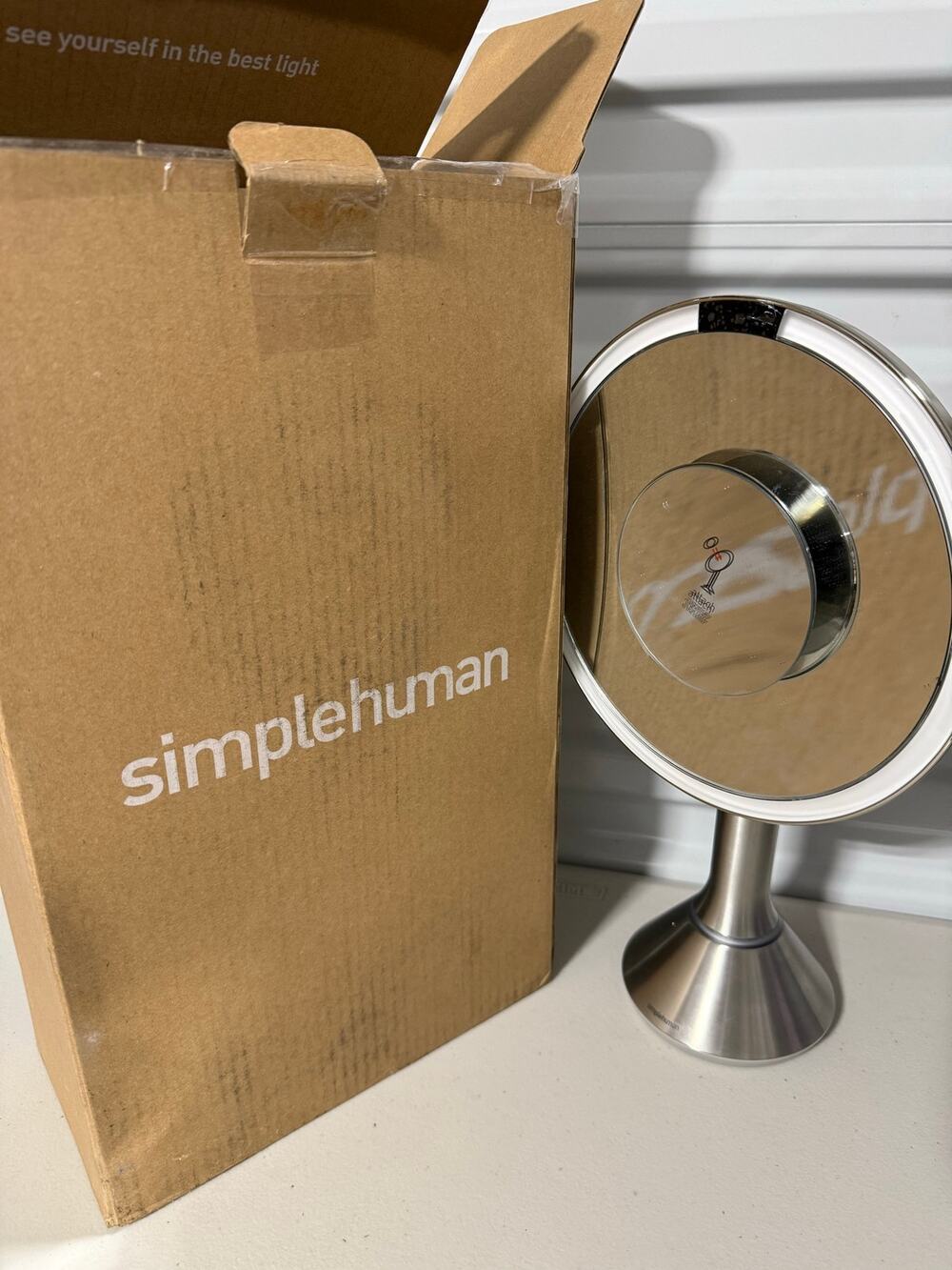 Simplehuman 8” Round Sensor Makeup Mirror